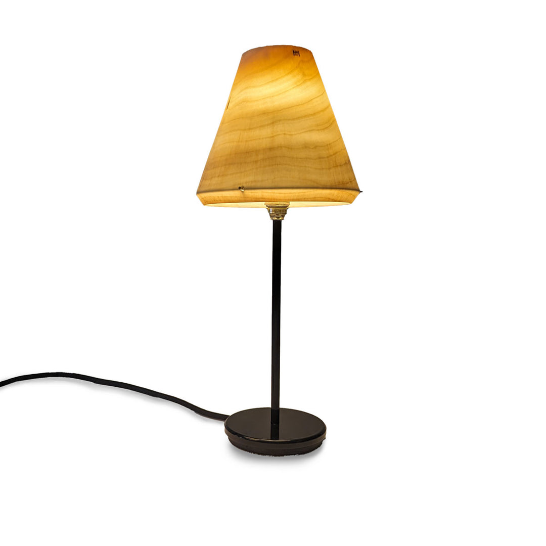 maxluzi stehlampe holzlampe