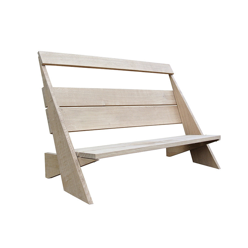 Gartenbank mit Kopflehne