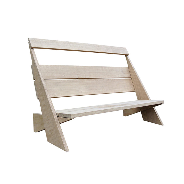 Gartenbank mit Kopflehne