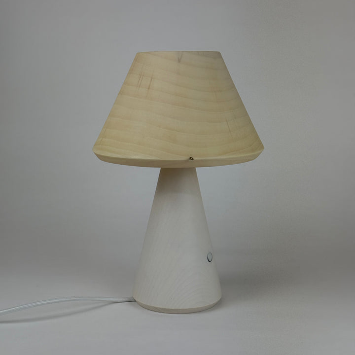 Tischlampe TLP-P klein, Unikat aus Holz