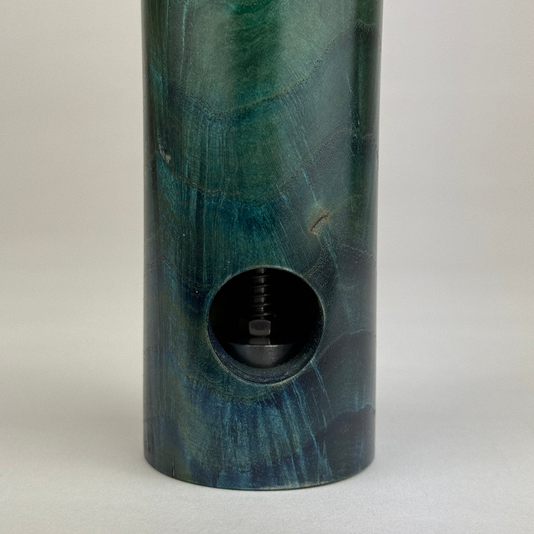 Muskatmühle - Esche, blau gebeizt