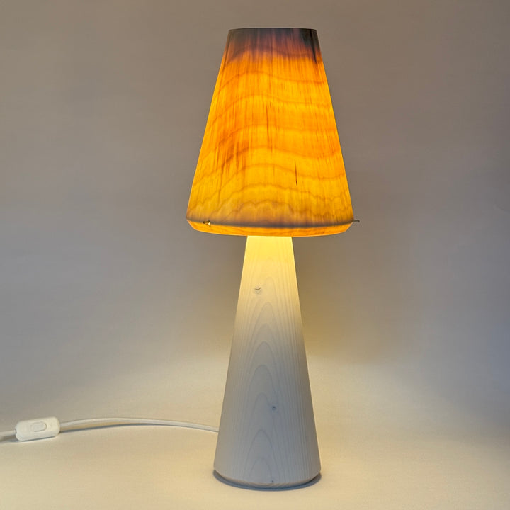 Tischlampe TLP-P groß, Unikat aus Holz