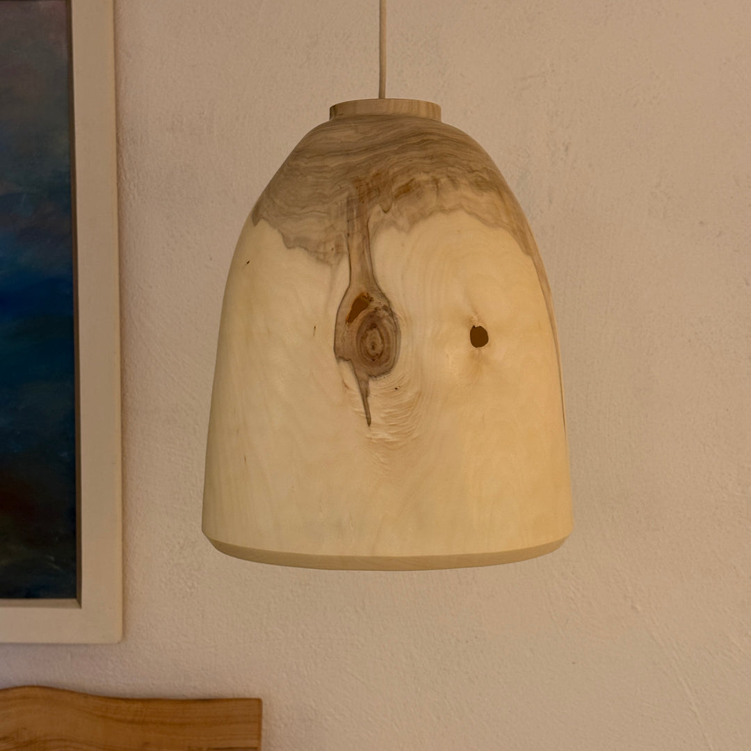 XL-Deckenlampe aus Holz BKP
