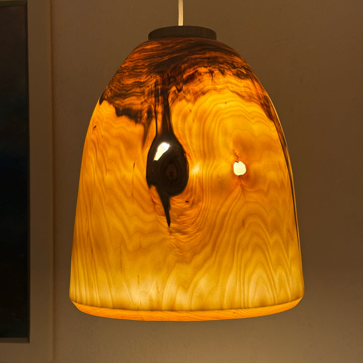 XL-Deckenlampe aus Holz BKP