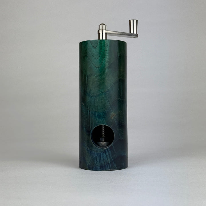 Muskatmühle - Esche, blau gebeizt