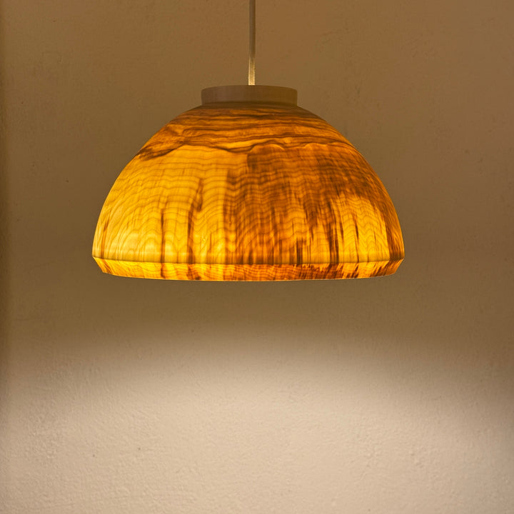 Hängelampe HAKUP-U 34/20 aus Holz