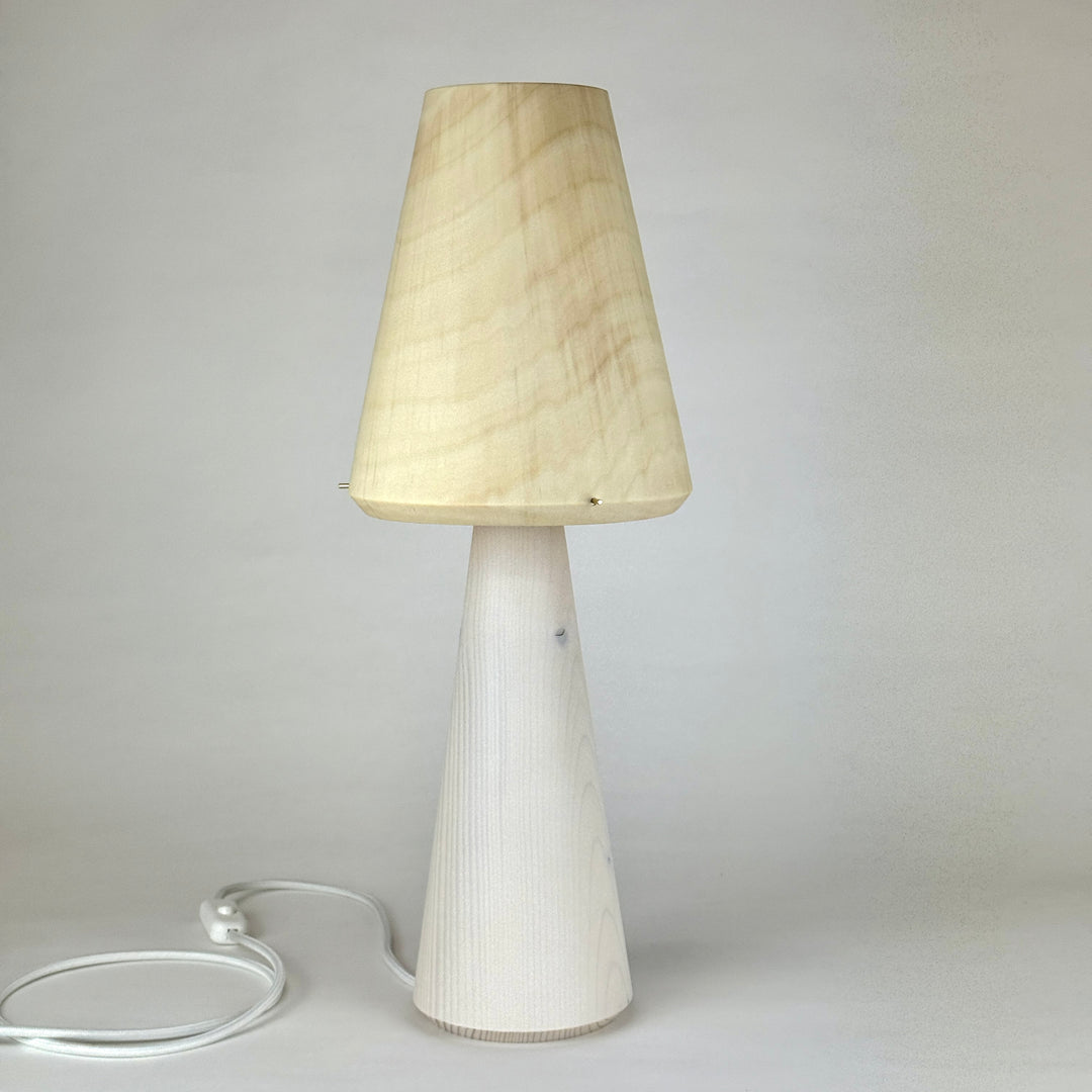 Tischlampe TLP-P groß, Unikat aus Holz