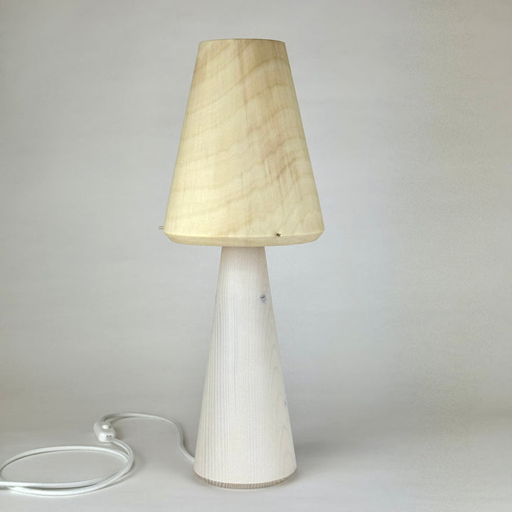 Tischlampe TLP-P groß, Unikat aus Holz