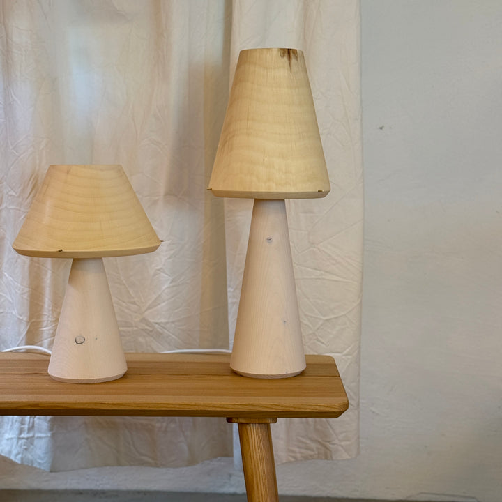 Tischlampe TLP-P groß, Unikat aus Holz