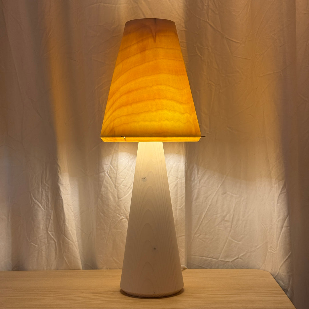 Tischlampe TLP-P groß, Unikat aus Holz