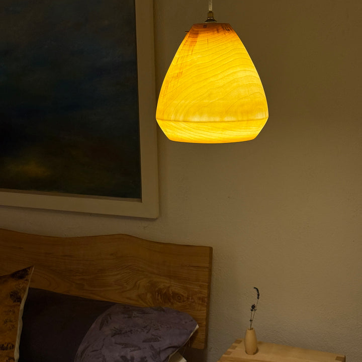 Hängelampe GKP-U 27/25 aus Holz