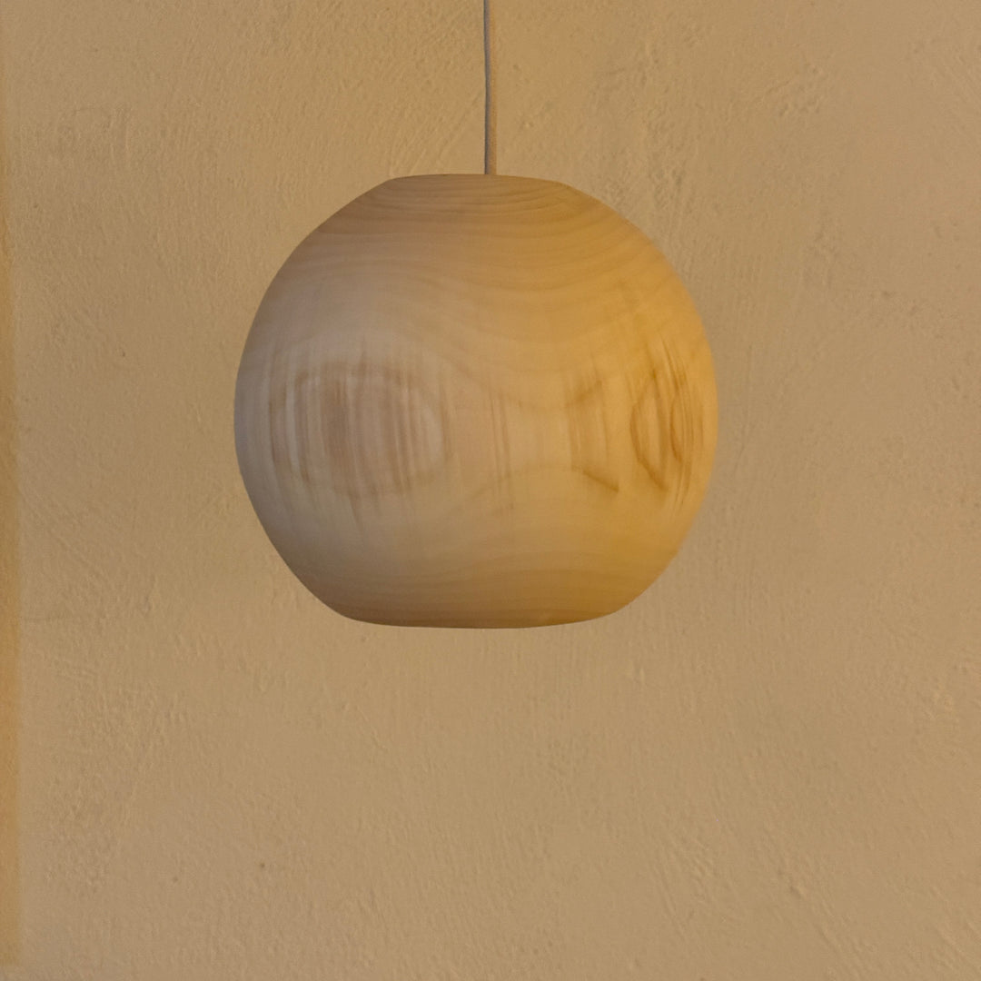 Hängelampe KUP-U2- 28/25 aus Holz