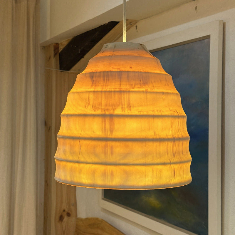 gedrechselte Holzlampe LAP33/32