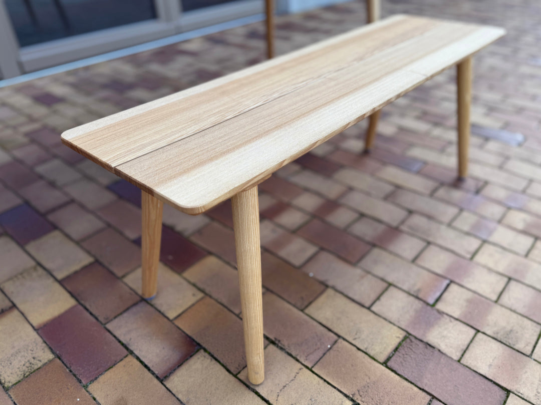 bench made of ash wood
