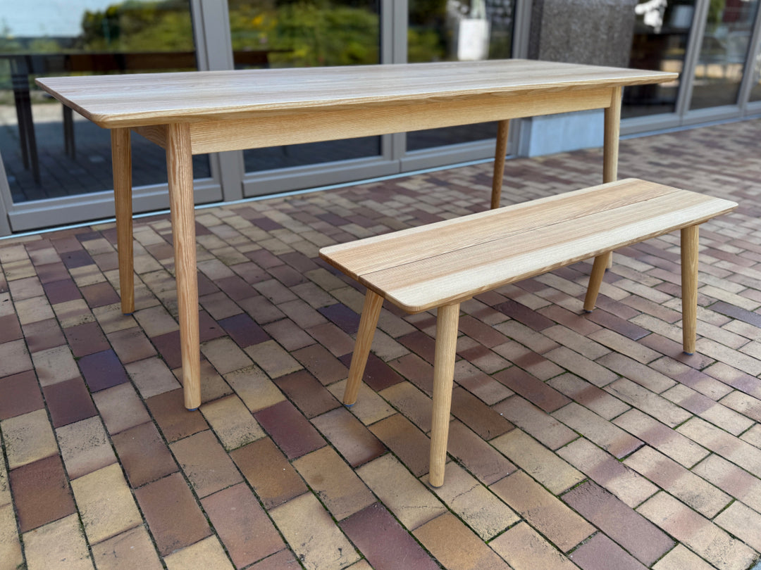 bench made of ash wood