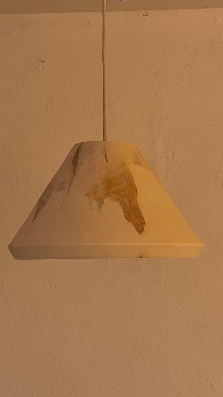 Hängelampe aus Holz KEP-U 35/20