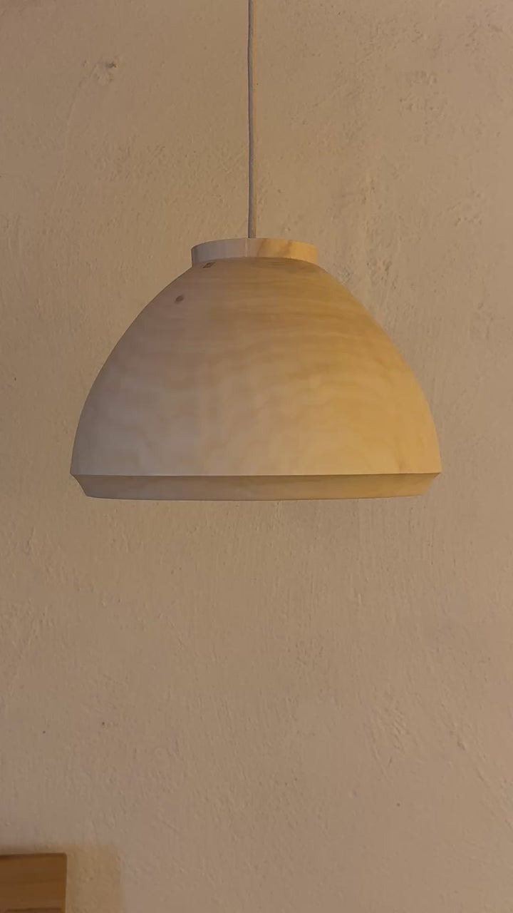 Hängelampe HAKUP-U 32/22 aus Holz